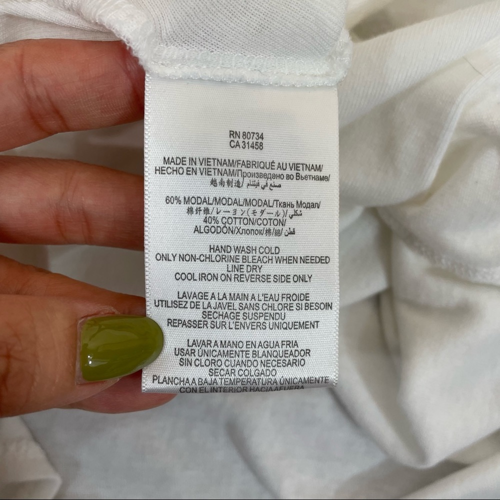 Bcbgeneration White Relaxed Crop Top - image 5